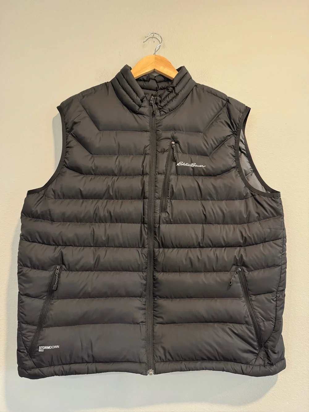 Eddie Bauer First Ascent StormDown 800 Goose Down Puffer Quilted Vest XL